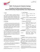 Book cover for Procedure for Determining Conformance to Steel Profile/Surface Roughness/Peak Count Requirements