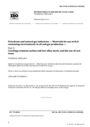 Book cover for Technical Circular 2 - Petroleum and Natural Gas Industries - Materials for Use in H2S-Containing Environments in Oil and Gas Production - Part 2:  Cracking-Resistant Carbon and Low-Alloy Steels, and the Use of Cast Irons