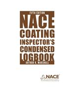 Book cover for NACE Coating Inspector's Condensed Logbook, 5th Edition