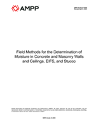 Book cover for Field Methods for the Determination of Moisture in Concrete and Masonry Walls and Ceilings, EIFS, and Stucco