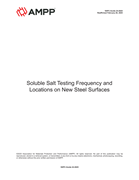 Book cover for Soluble Salt Testing Frequency and Locations on New Steel Surfaces