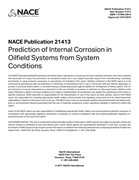 Book cover for Prediction of Internal Corrosion in Oilfield Systems from System Conditions