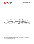 Book cover for Waterjet Cleaning of Metals - Very Thorough Cleaning