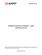 Book cover for Waterjet Cleaning of Metals - Light Cleaning
