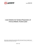 Book cover for Laser Ablation for Surface Preparation of Ferrous Metals, Pulsed Laser
