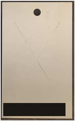 FIGURE 4 Direct-to-metal polyurethane on aluminum oxide pretreatment after 4,000 h of ASTM B117 exposure. 