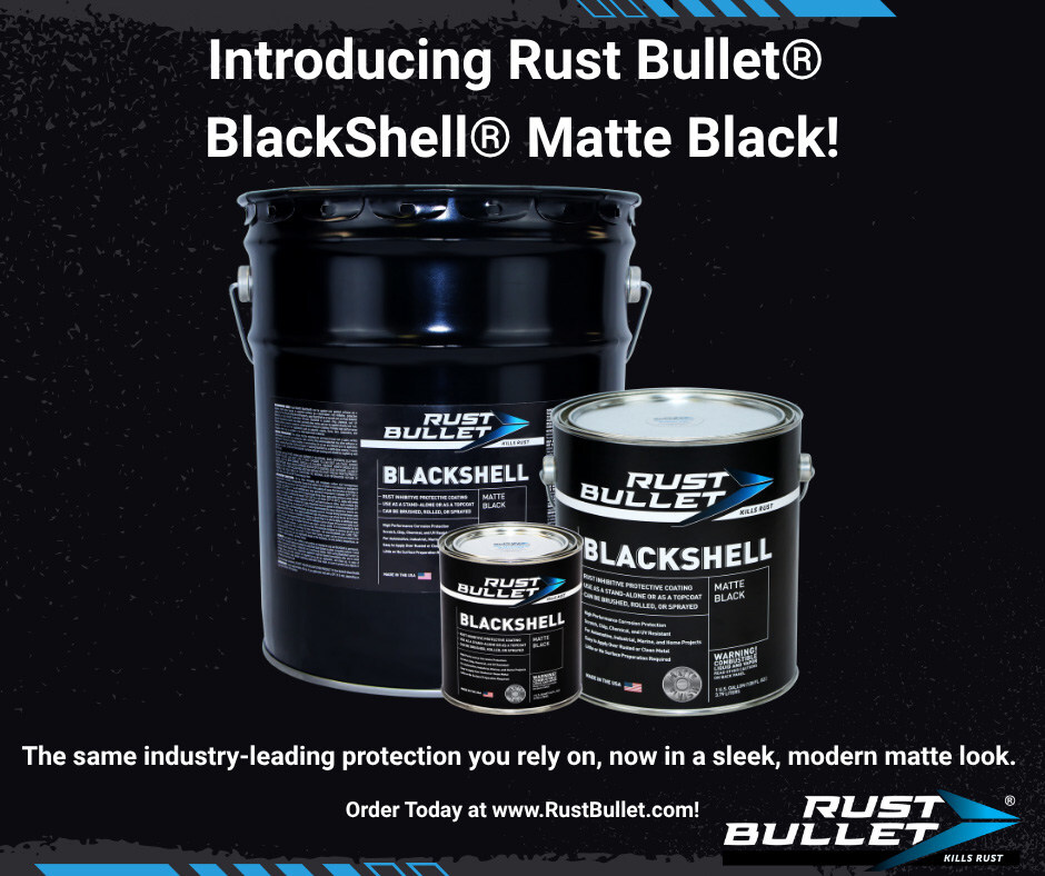 Rust Bullet Launches New Corrosion Resistant Coating in Matte Black ...
