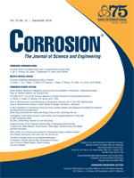 Corrosion Cover Image for Volume 74, Issue 12