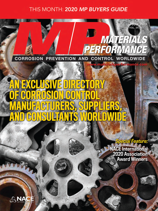 Materials Program Performance Volume 59 Issue 7 | Materials Performance | Association for Materials ...