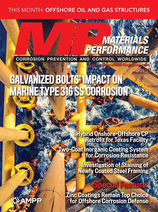 Offshore Oil and Gas Structures | Materials Performance | Association ...