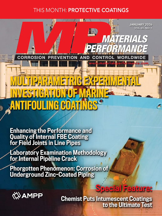 Materials Program Performance Materials Performance | Association for Materials Protection and ...
